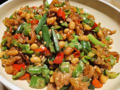 腊八豆炒猪脚皮-安天民北方饺子(白石洲店)