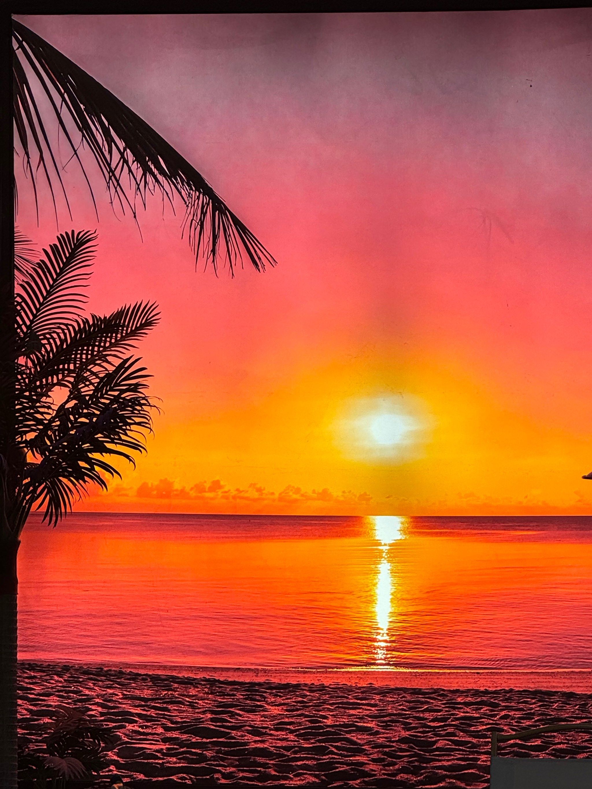 夕阳与沙滩,烧烤配啤酒!