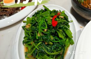 Purple Gold Sauce Stir-fried Water Spinach