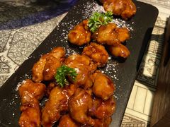 雪花糖醋里脊-绿茶餐厅(乐峰广场店)