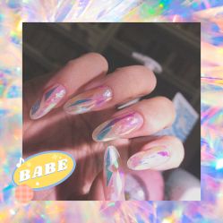 -一笔绣狂草美甲坊