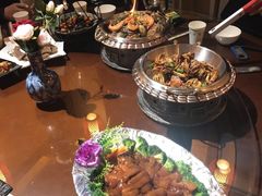 -东来菜馆•手抓海鲜家常菜•海鲜锅贴(鸽子窝店)