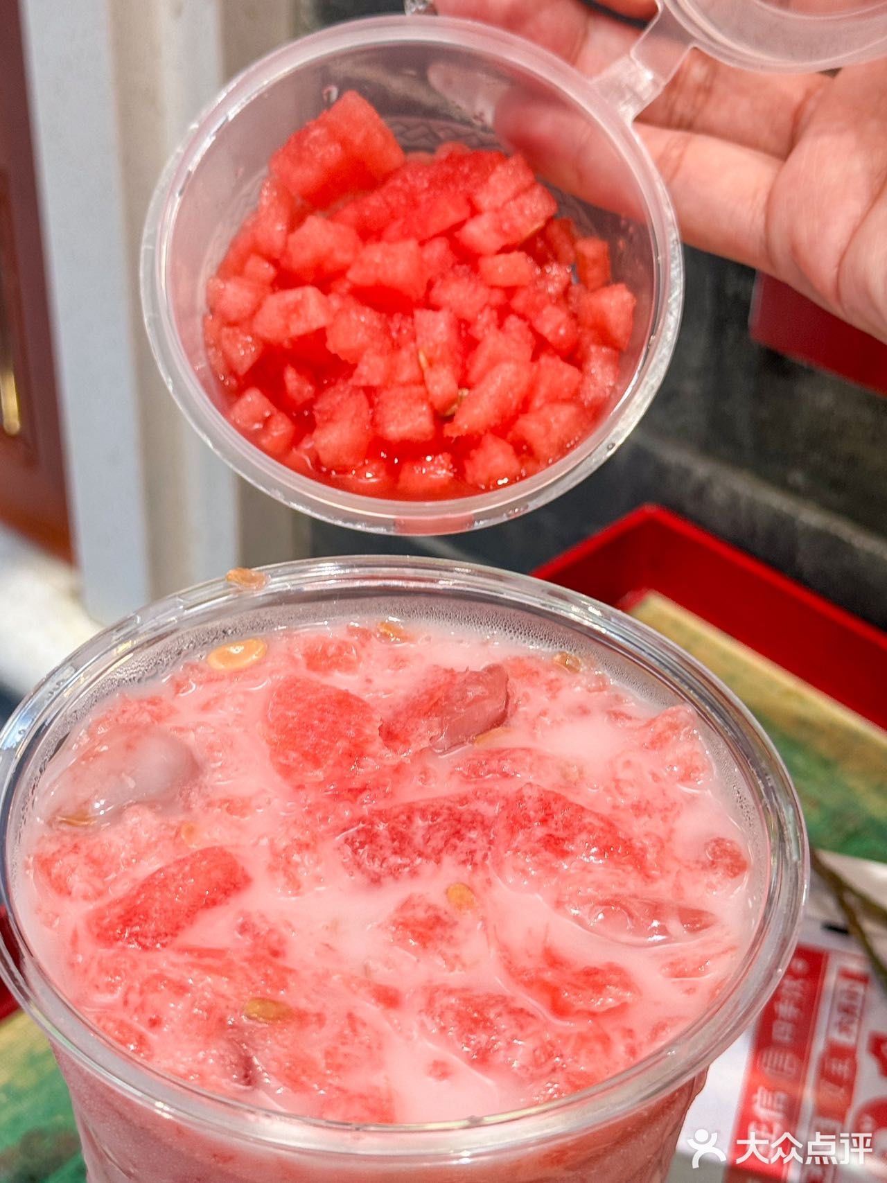 这杯西瓜海底椰竟然一试难忘！