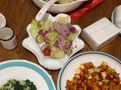 -东来菜馆•手抓海鲜家常菜•海鲜锅贴(鸽子窝店)