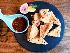 泰式芝麻煎豆腐-甜阿姨·天台花园私房菜(万松园店)