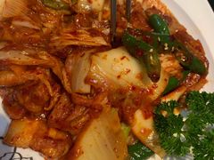 五花肉炒泡菜-青松馆韩国料理(香港中路佳世客店)