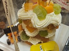 -芒果与甜纯动物奶油蛋糕&甜品台定制