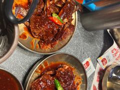-草家酱蟹炭火烤肉店(珲春南路二店)