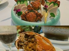 清酒鹅肝拼冰醉毛蟹-好福记饭店(红梅公园店)