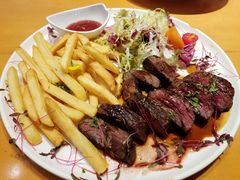 美國安格斯頂級牛腹肉9oz-地中海休闲餐厅