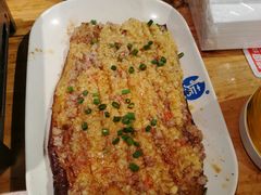 蒜蓉肉沫茄子-路边摊小炉子烧烤