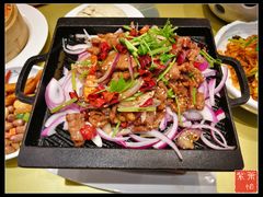 葱爆羊肉-山东宾馆·齐鲁苑餐厅