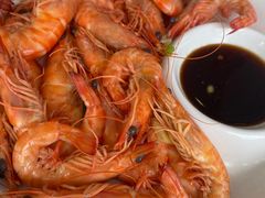 白灼斑节虾-碧海银沙海鲜餐厅(恒大海上威尼斯店)