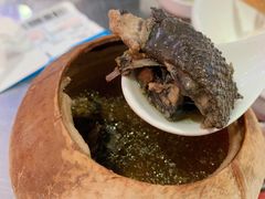 泰式椰皇炖乌鸡汤-陈鹏鹏潮汕菜(宝安机场T3航站楼店)