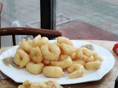 炸虾仁-锅贴王海鲜小馆