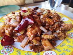 桃仁剔炒鸡-那家小馆•北京菜•烤鸭(香山店)