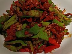 土蒜苗炒肉-0776食堂·京城创意菜(七里庄店)