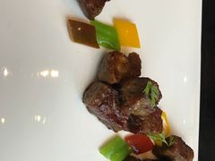 彩椒雪花牛肉粒-丽晶轩中餐厅(重庆丽晶酒店)
