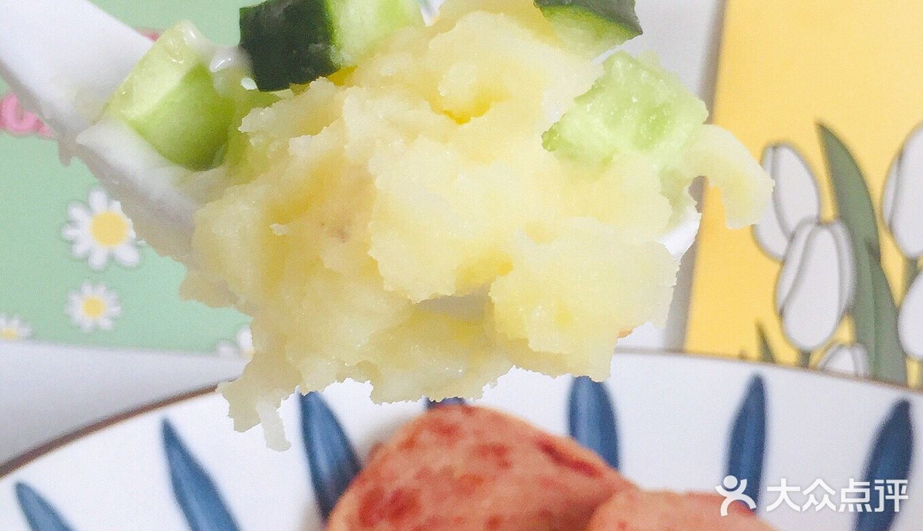 懒人美食之土豆泥午餐肉沙拉🥗