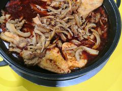-老红桥炸灌肠牛肚锅烧烤(定福庄店)