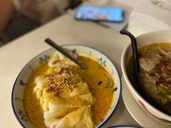 虾米咖喱猪肠粉-何九海南茶店(鬼仔巷店)