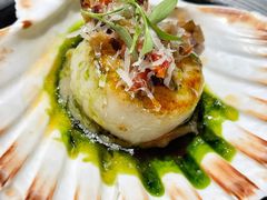 烤扇贝-Oyster Talks 四度蚝法餐厅