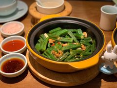 干菜肉末炒秋葵-闽上鲜·福建菜(龙湖滨江天街店)