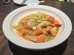 大虾炒菜芯-东莱海上(长宁来福士店)