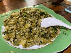 炒榆钱-沙洲胡杨焖饼