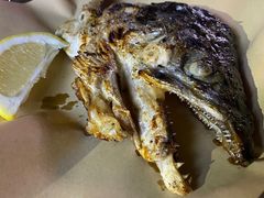烤三文鱼头-2烧烤串·秘制鲫鱼