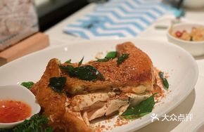 Crispy Garlic Chicken Half