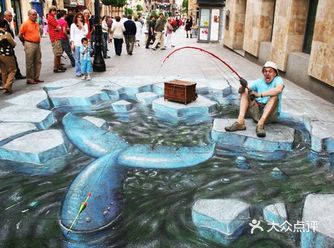 3D街头艺术家作品，好玩又震撼，效果真实到你怀疑人生！