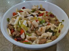 辣子鸡丁煮馍-老西安韩记三鲜煮馍(四府街店)
