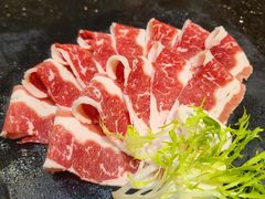 烤人气雪花黑牛五花-木槿花韩式炭烤·熟成肉工坊(孙文东路店)