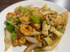 海鲜爆三样-小红门海鲜
