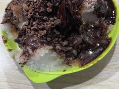 酸磨糕巧克力刨冰-王中王刨冰