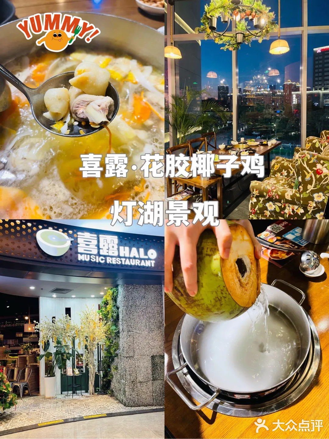 超正喜露花胶椰子鸡💯
