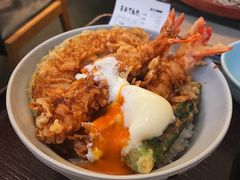 天丼套餐-天ぷら定食まきの(難波千日前店)