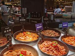 自助取餐区-钱小奴海鲜自助黑金店(杭州滨江龙湖店)