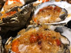 蒜蓉烤生蚝-蚝美人·生蚝海鲜烧烤(茶花园店)