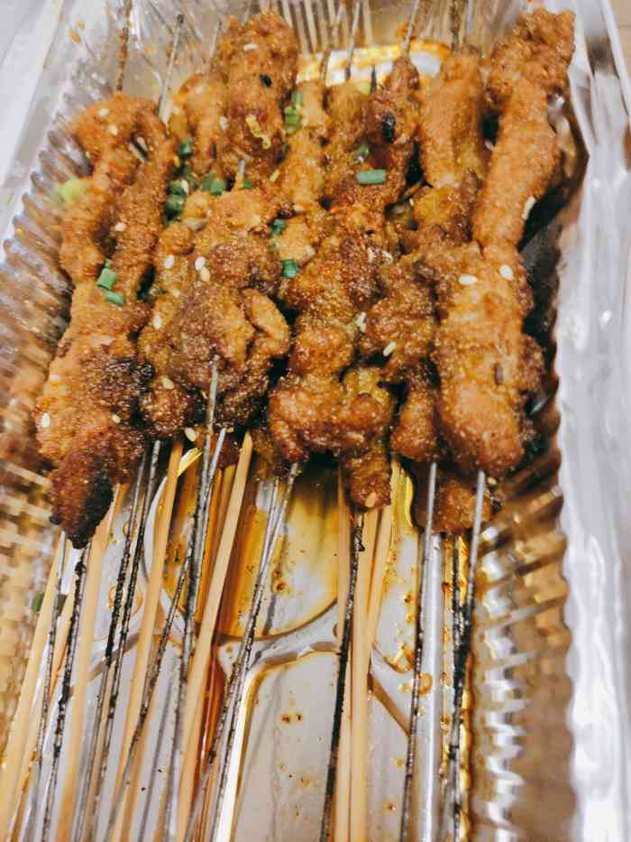 神农烧烤(堤角店)-"猪肉和土豆很好吃!有加单!虾滑有点咸,肉.