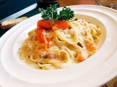 奶汁三文鱼意面-安妮意大利餐厅(国贸店)
