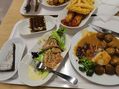 热熏三文鱼配刀豆色拉-宜家·瑞典风味餐厅(北京西红门店)