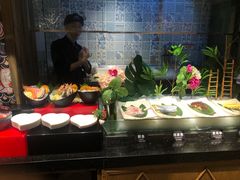 自助取餐区-领鲜活海鲜榴莲自助火锅(东门店)
