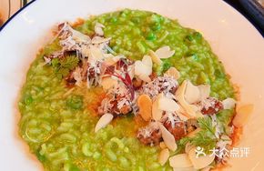 Green Bean Risotto with Sous-Vide Ox Tongue