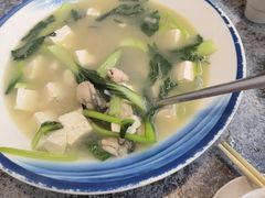 海蛎子肉豆腐汤-渡海小渔村.老辈日照菜