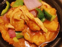红烧支竹斑腩煲-新宝餐厅(流塘店)