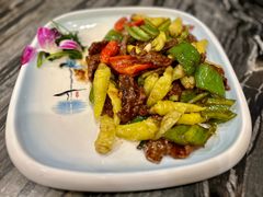 泡椒炒牛肉-美极鲜食坊(宝安南路店)