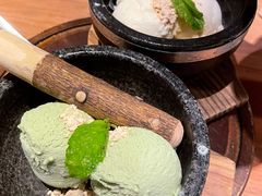 石烧抹茶冰淇淋-烧肉达人•炭火烧肉(新天地店)
