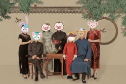 -时光纪亲子全家福照相馆(静安店母女写真父母纪念照)